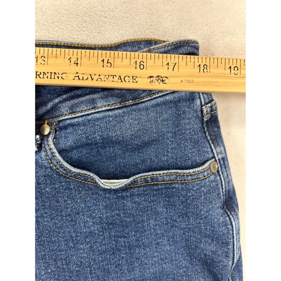 Judy Blue Jeans Womens 18W Blue Straight Leg Dark Wash High Rise - Picture 5 of 8